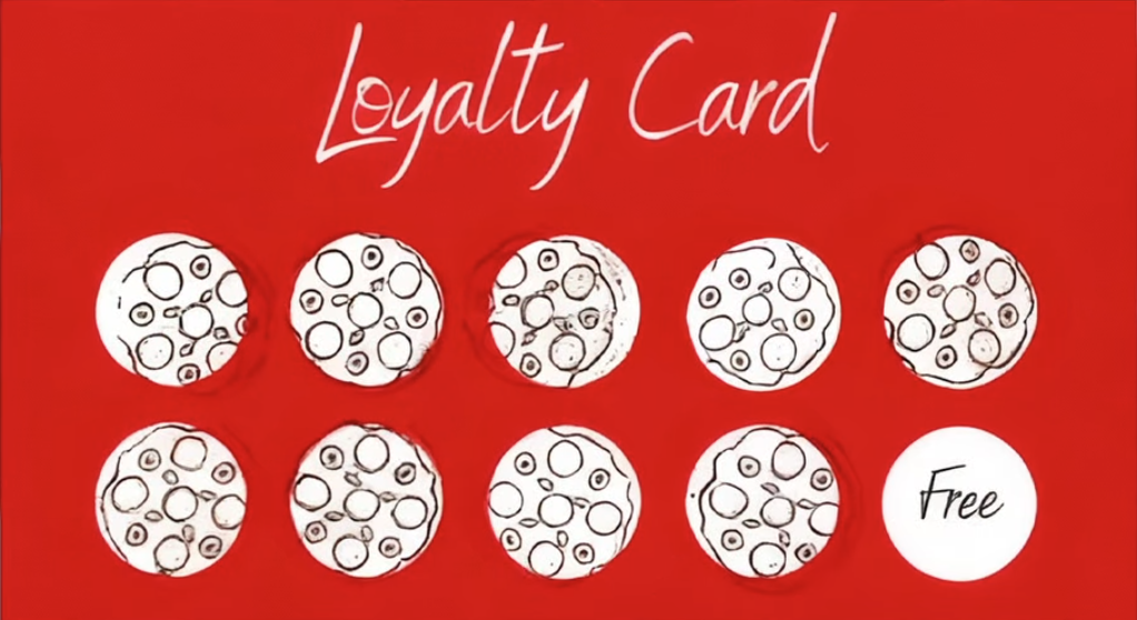 Bella Ciao Loyalty Card - Buy 9 Get 1 Free